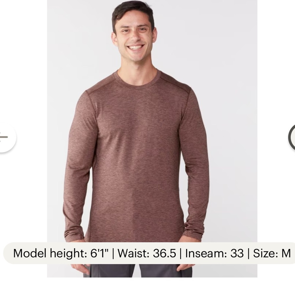 REI Co.op Midweight Long-Sleeve‎ Crew - Picture 2 of 5